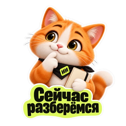 Котик ИИзи: «Разберёмся!»